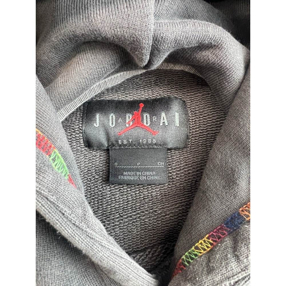 J Balvin ×‎ Jordan Brand UV Reactive Tie Dye Hoodie Size S SAMPLE - Picture 6 of 12